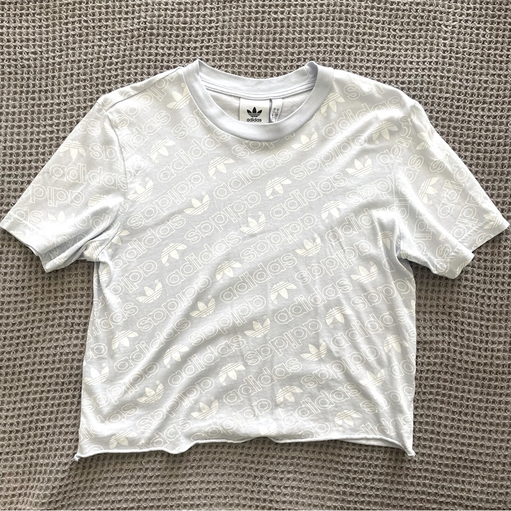Adidas Crop Tee Light blue